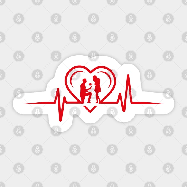 Heartbeat sticker top